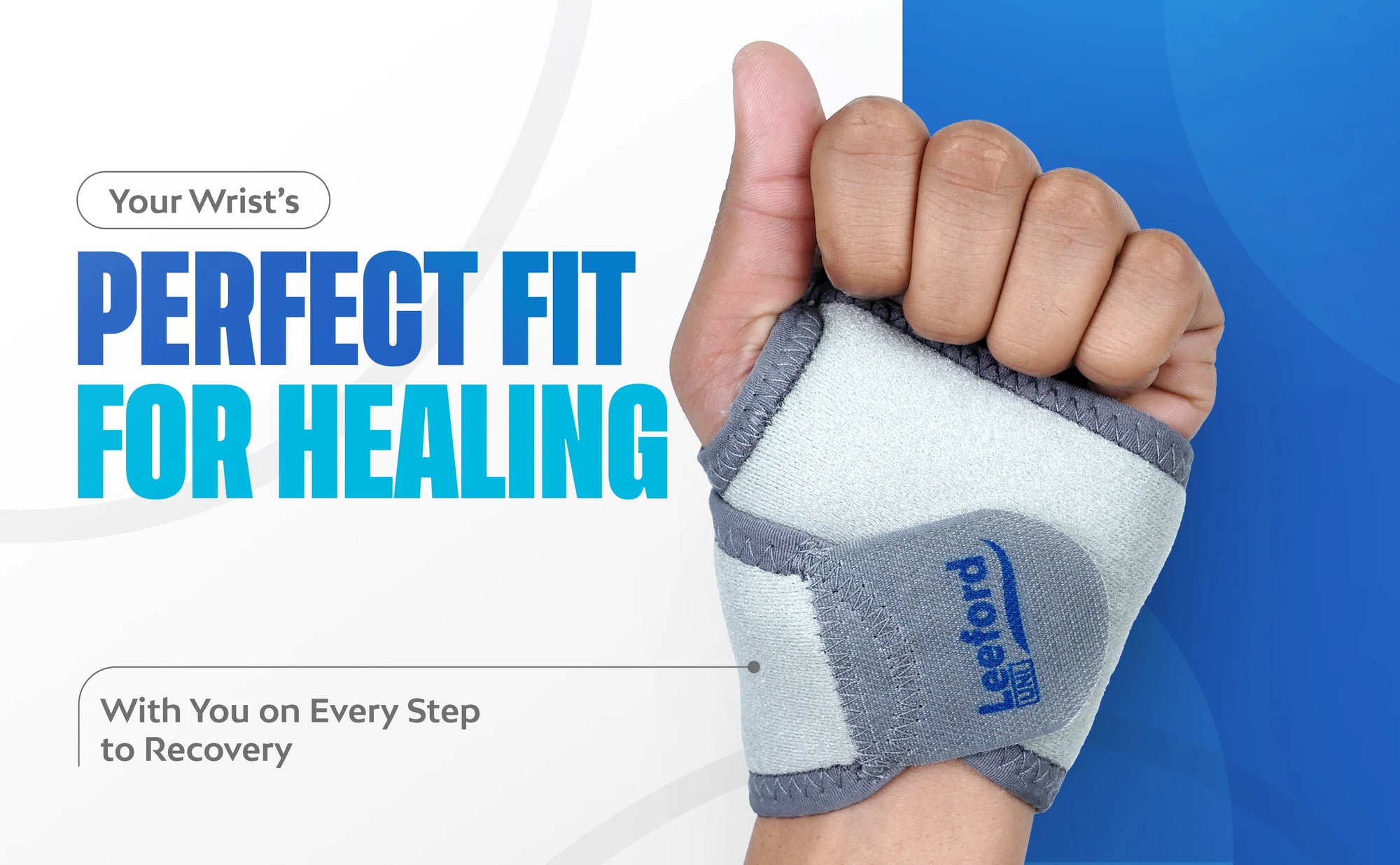 Wrist brace for support and pain relief
