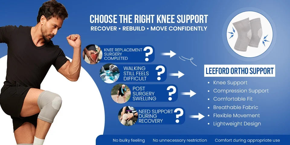 post-total knee replacement recovery india support guide