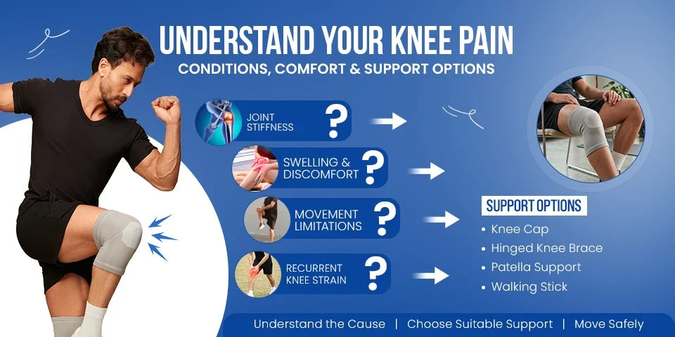 knee pain causes india fifteen conditions and which support to use