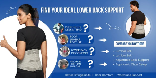 lumbar roll vs lumbar belt which is right for office india