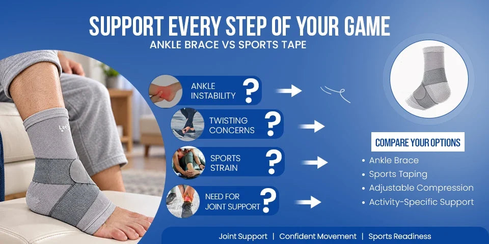 ankle brace vs ankle tape which is better for sports