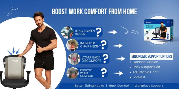 back pain and productivity india wfh ergonomics guide