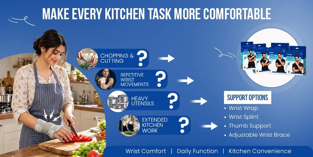 wrist support for cooking and kitchen work in india