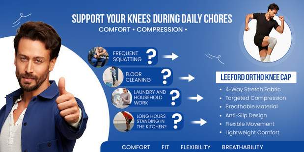 knee cap for house chores india bending squatting