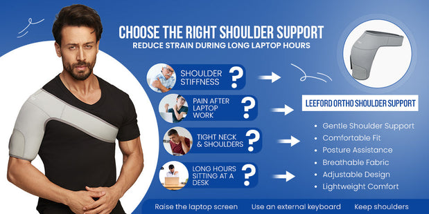 shoulder pain from laptop use india support guide