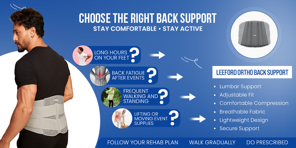 event planners india back support guide for long days