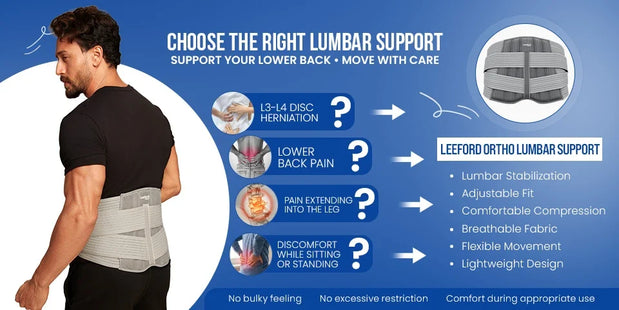 back belt for herniated disc l3 l4 specific guide