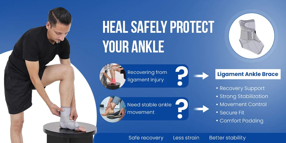 ankle brace after ligament tear doctor recovery guide india