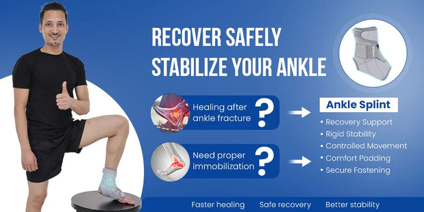 ankle splint after fracture recovery