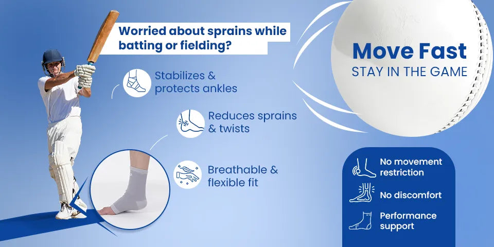 ankle support for cricketers