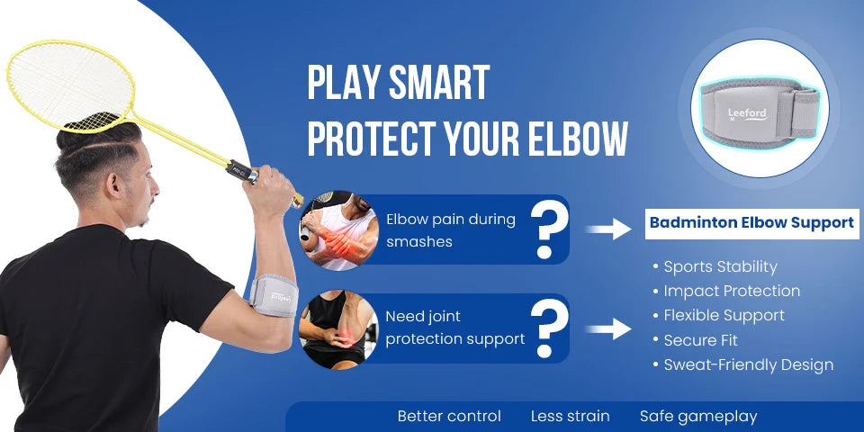 best elbow support for badminton players india 2026