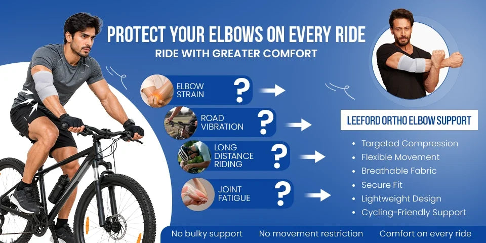 best elbow support for indian cyclists riding guide