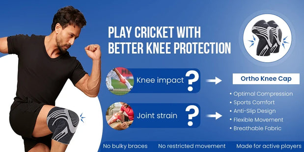 best knee cap for cricket players protection while batting and fielding