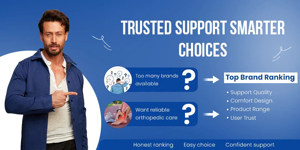 best orthopedic support brand india 2026 honest ranking