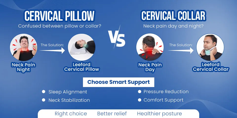 cervical pillow vs cervical collar
