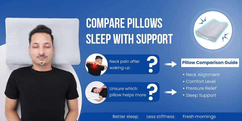 contoured cervical pillow vs regular pillow which helps more
