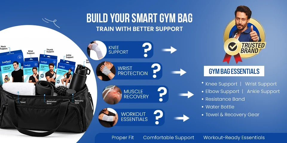 gym bag checklist for injury-prone athletes in india