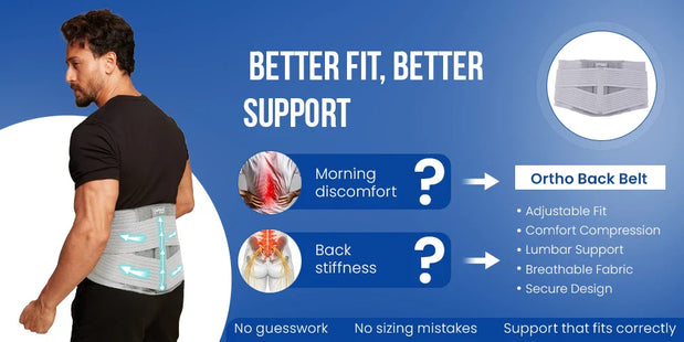 how to measure for a back belt india size guide