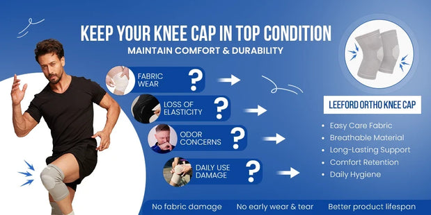 how to wash and maintain your knee cap for longer life