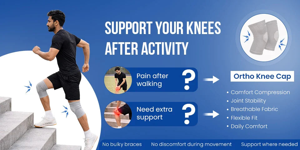 knee pain after walking when to use a support