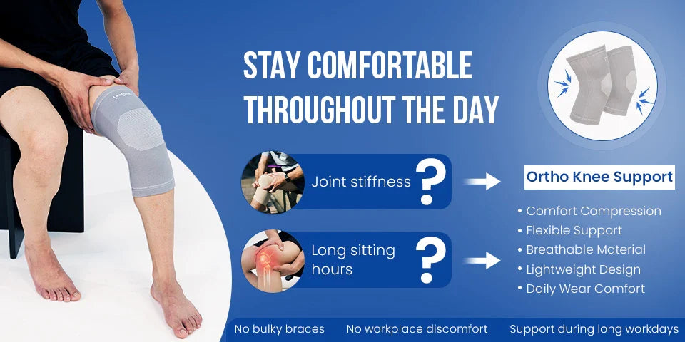 knee pain while sitting for long hours office workers guide