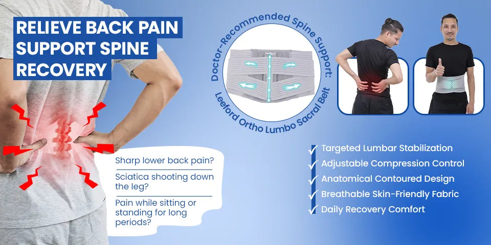 lumbar belt for slip disc