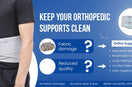 orthopedic support washing care guide make it last
