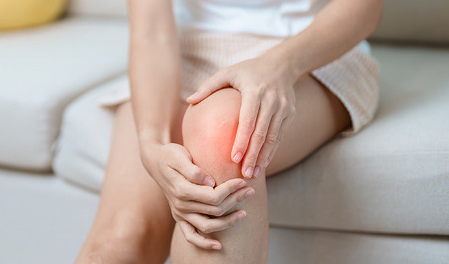person facing patellofemoral pain syndrome