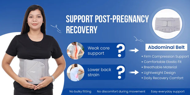 post pregnancy weight loss role of abdominal belt