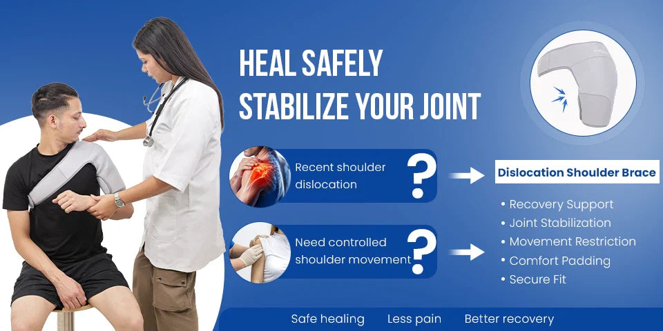 shoulder brace after dislocation doctor's recovery guide india