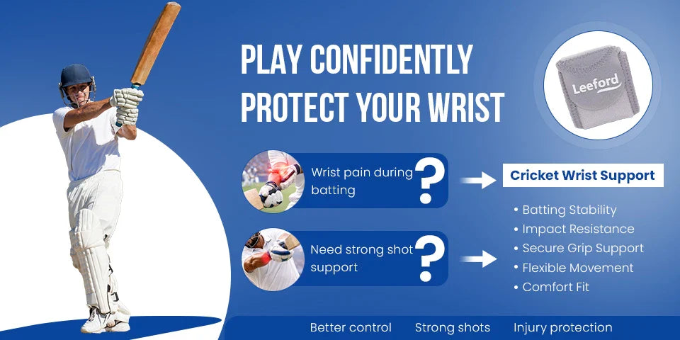 wrist support for cricket batsman protect your batting wrist