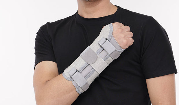 gray wrist forearm splint