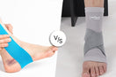 Ankle Brace vs. Athletic Tape