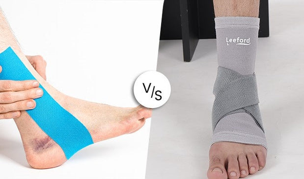 Ankle Brace vs. Athletic Tape