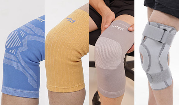 multiple knee supports for gym walking jogging
