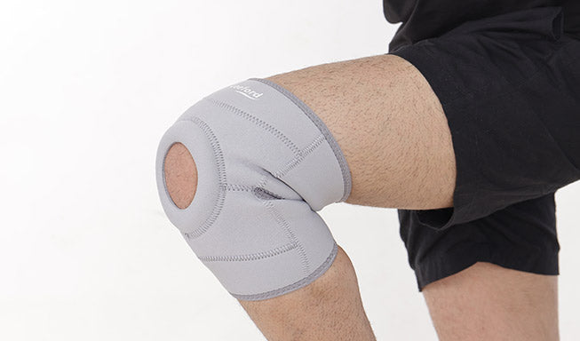 gray knee wrap