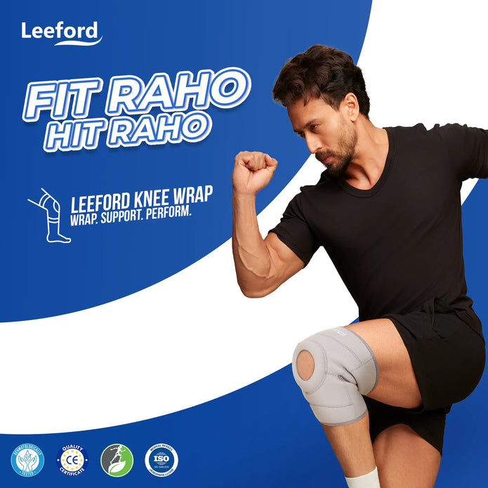 stay fit with leeford knee wrap