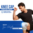 Premium Knee Cap for Sprains, Arthritis, Tendonitis | 4-Way Stretch