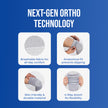Premium Knee Cap for Sprains, Arthritis, Tendonitis | 4-Way Stretch