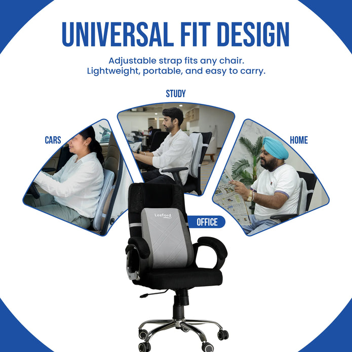 back rest for lower back pain universal fit design 