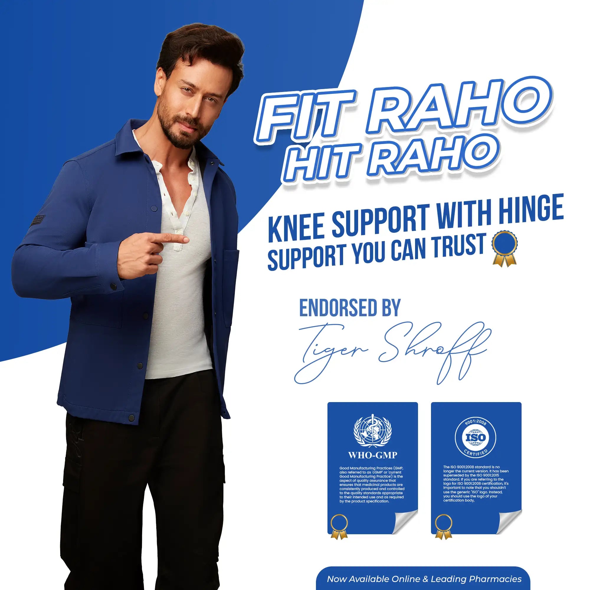 stay fit with knee support with hinge 