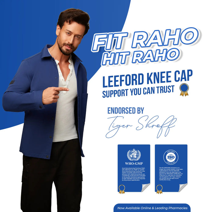 stay fit with leeford plain knee cap