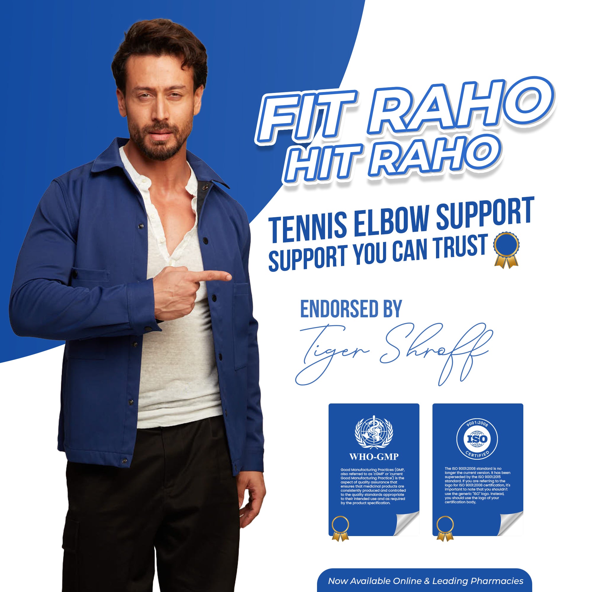 Tennis Elbow Support | Neoprene, Targeted Compression