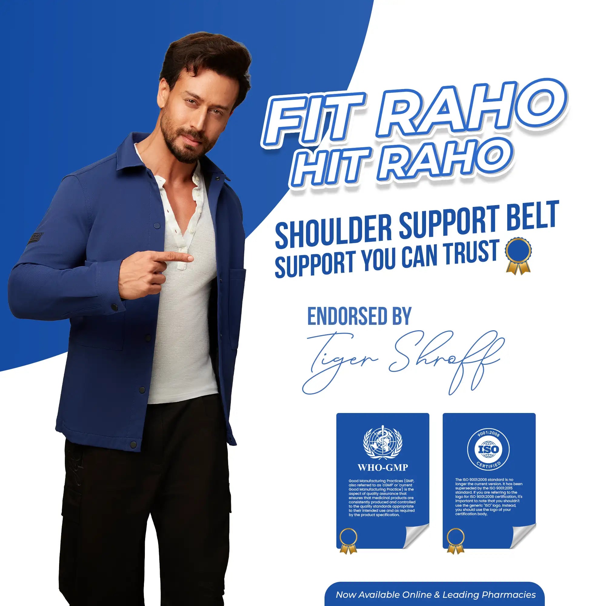 fit with shoulder support belt