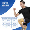 leeford plain knee cap size measurement chart