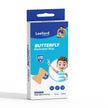 Leeford Fingertip Butterfly Medicated Bandage Strips for Injury, Cuts, Abrasions & Wounds
