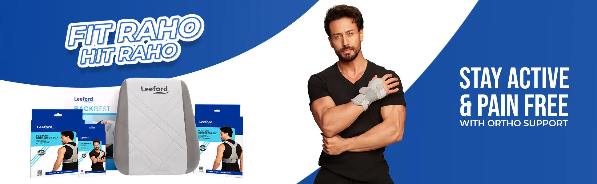 stay active and pain free with Leeford wrist splints