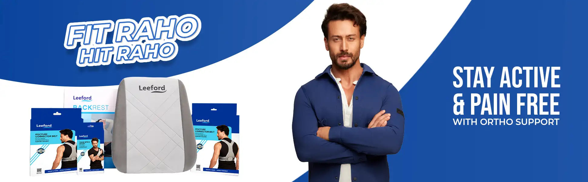 stay active and pain free with leeford ortho supports products