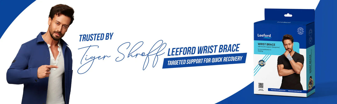 leeford wrist brace is trusted by tiger shroff