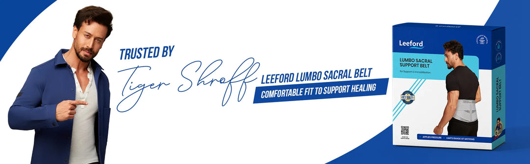 lumbo sacral belt is trusted by tiger shroff